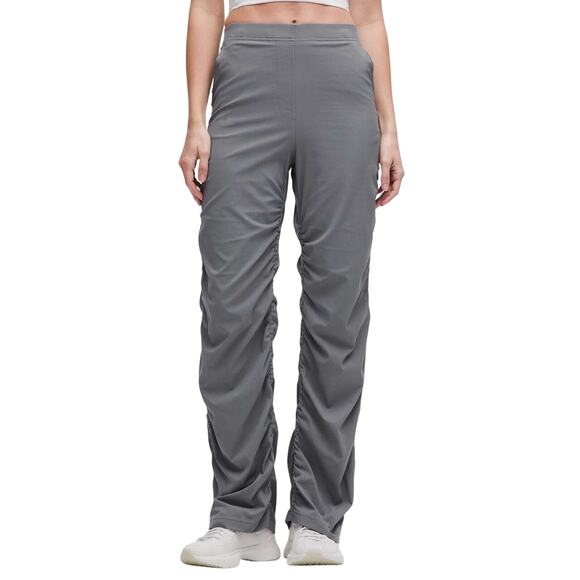 Lululemon Dance Studio Slim Fit High Rise Flared Pant Solar Grey Size Large NEW - Picture 1 of 12